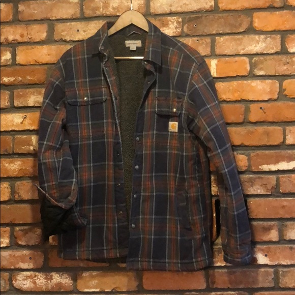 carhartt sherpa flannel